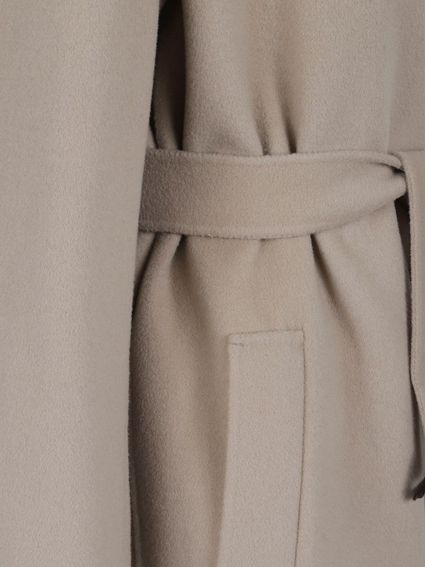 Max Mara Tailored Midi Coat With Wide Lapel