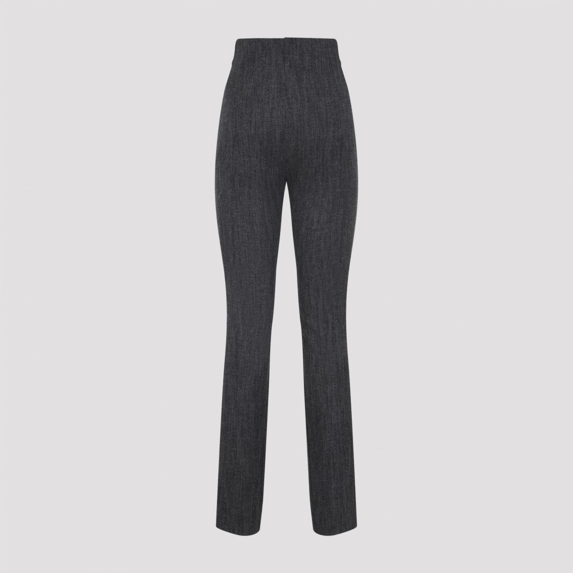 Alberta Ferretti Black Virgin Wool Skinny Pants