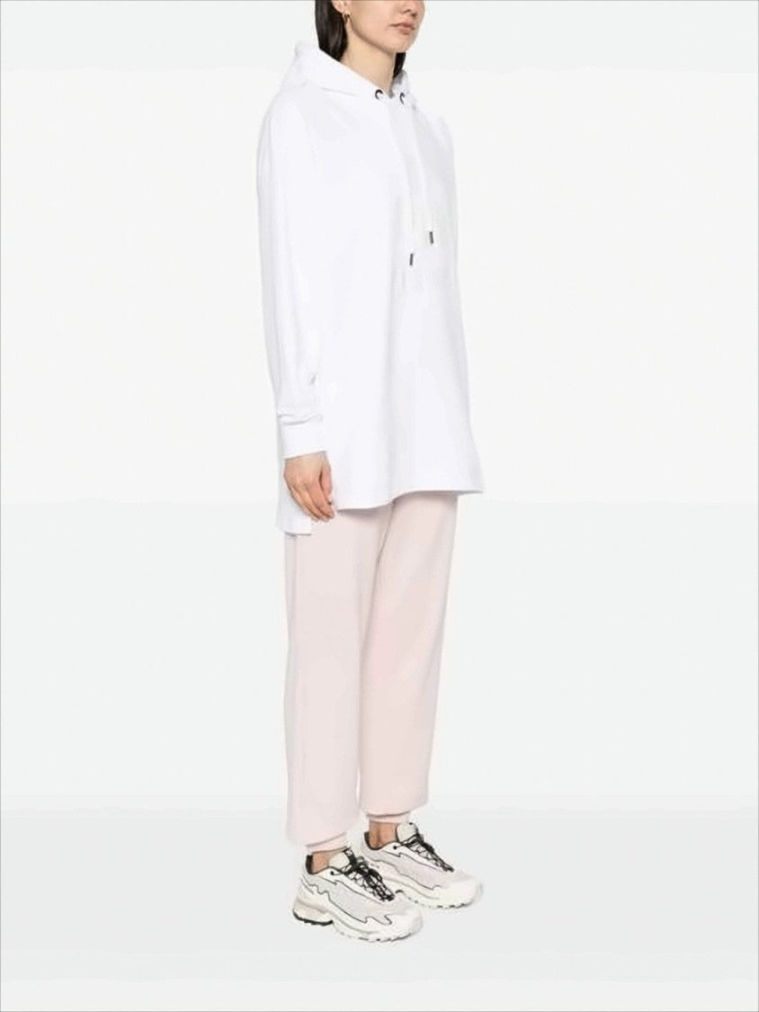 Isabel Marant Long-Sleeved Hoodie Dress With Subtle Tonal Logo