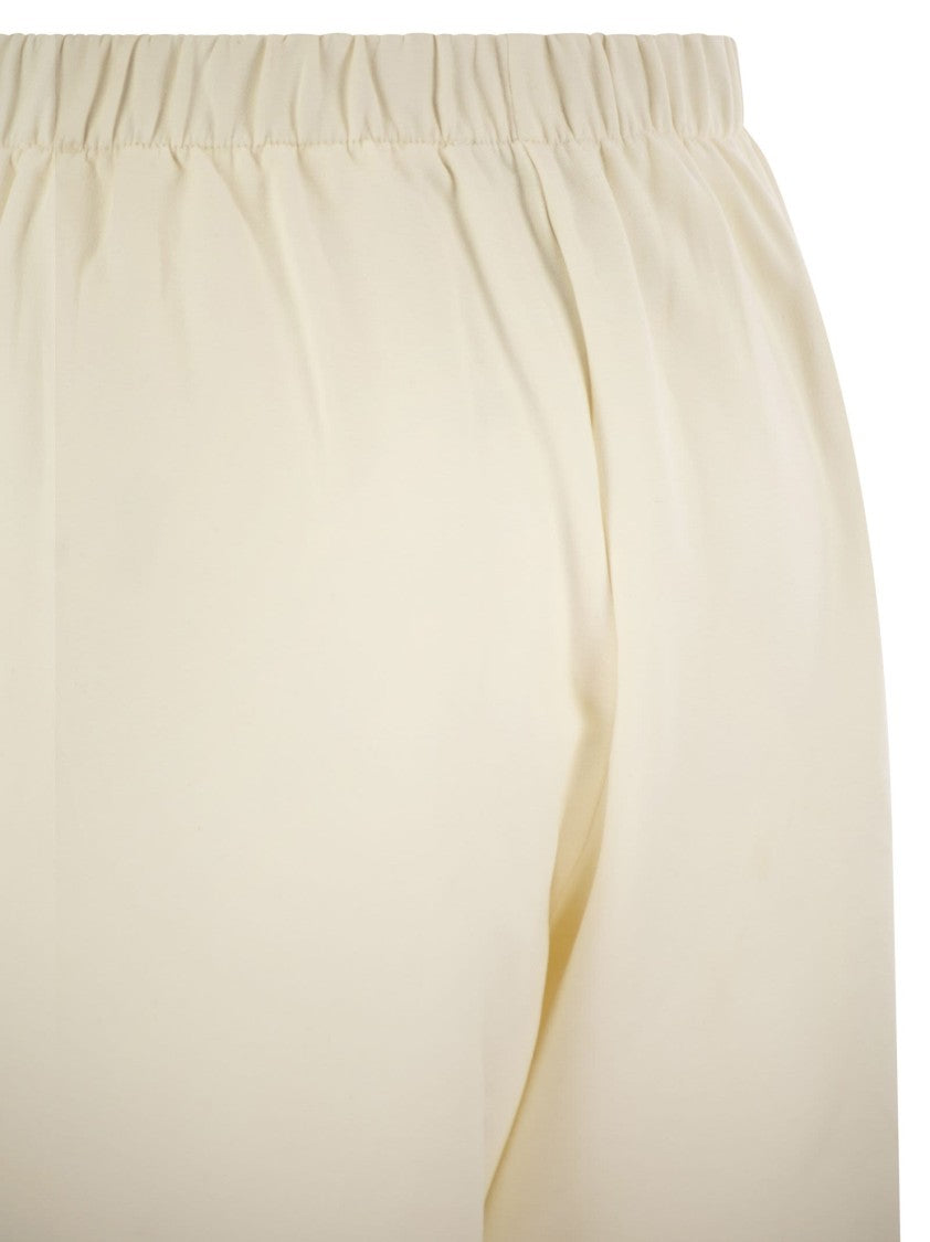 Max Mara Filovia - Silk And Cotton Fleece Trousers