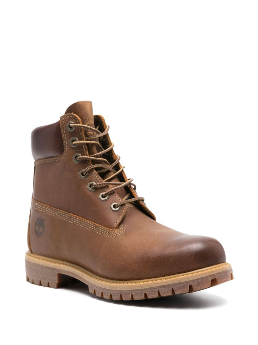 Timberland Rugged Brown High Ankle Boots With Sturdy Sole