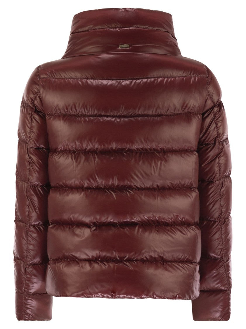 Herno Down Jacket With Ring Collar