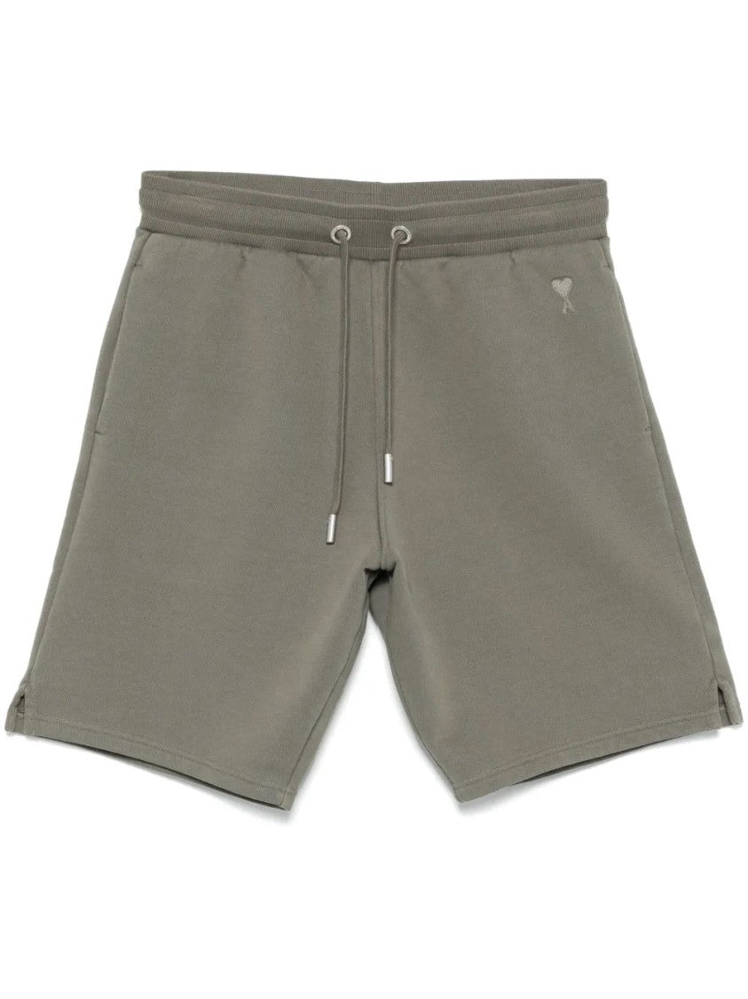 Ami Relaxed-fit Cotton Shorts