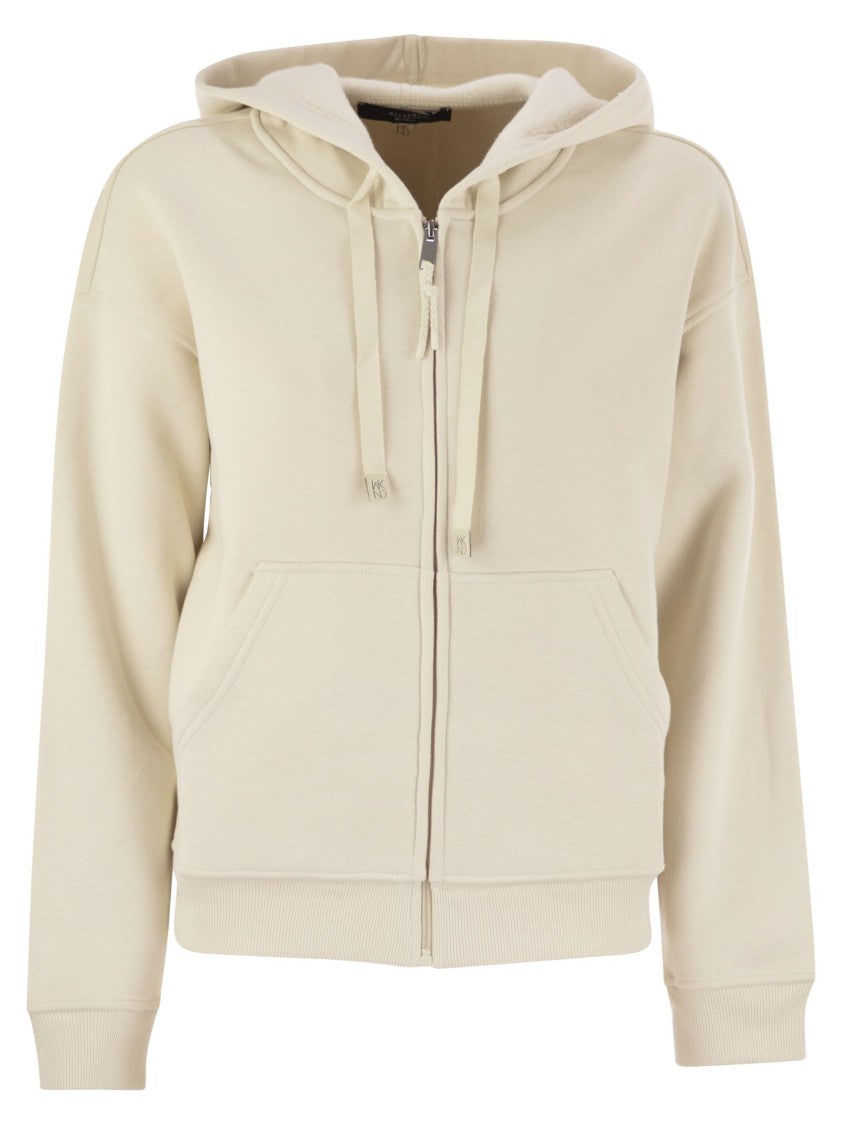 Max Mara Dog - Cotton Zipped Sweatshirt