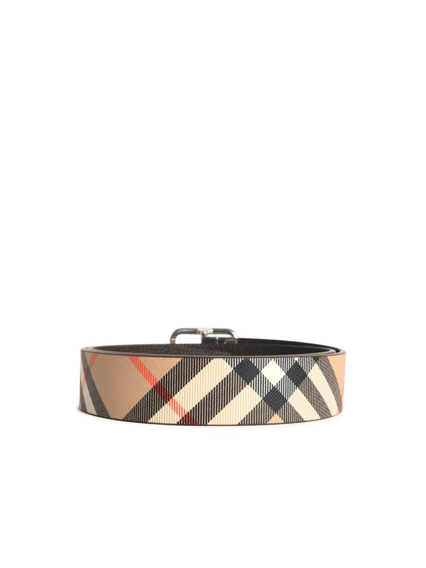Burberry Reversible Sand Leather Belt