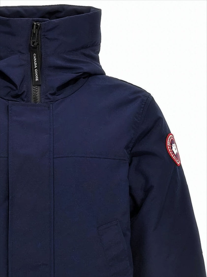 Canada Goose High-Collar Down Jacket With Concealed Front Zipper
