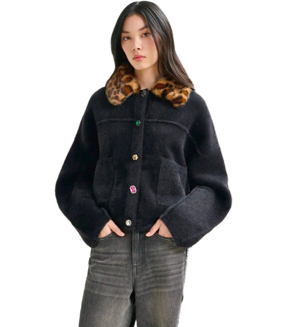 Essentiel Antwerp Intention Black Cardigan