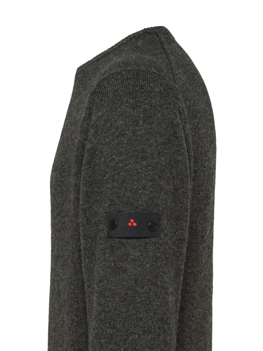 Peuterey Long-Sleeved Crewneck Sweater With Logo
