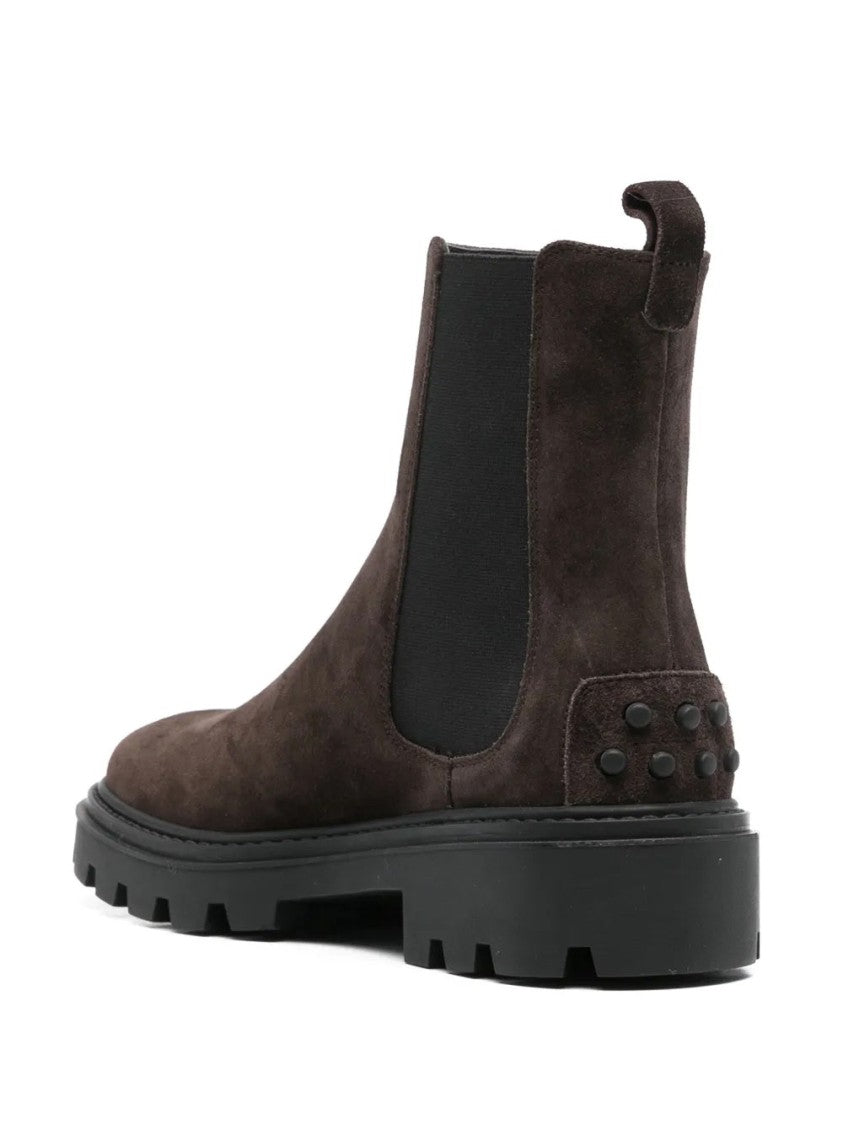 Tod's Ankle Boots With Decorative Studs
