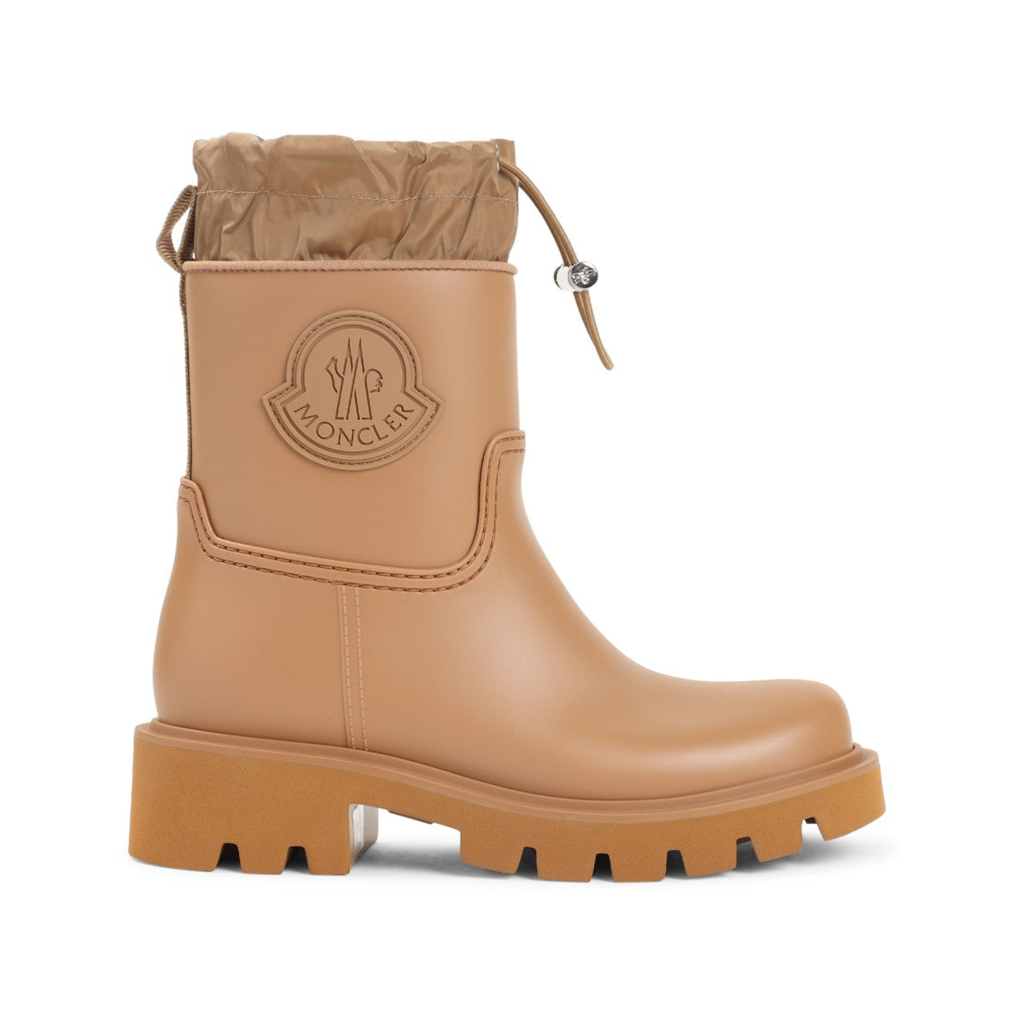 Moncler Ankle-Length Waterproof Boots With Drawstring Closure