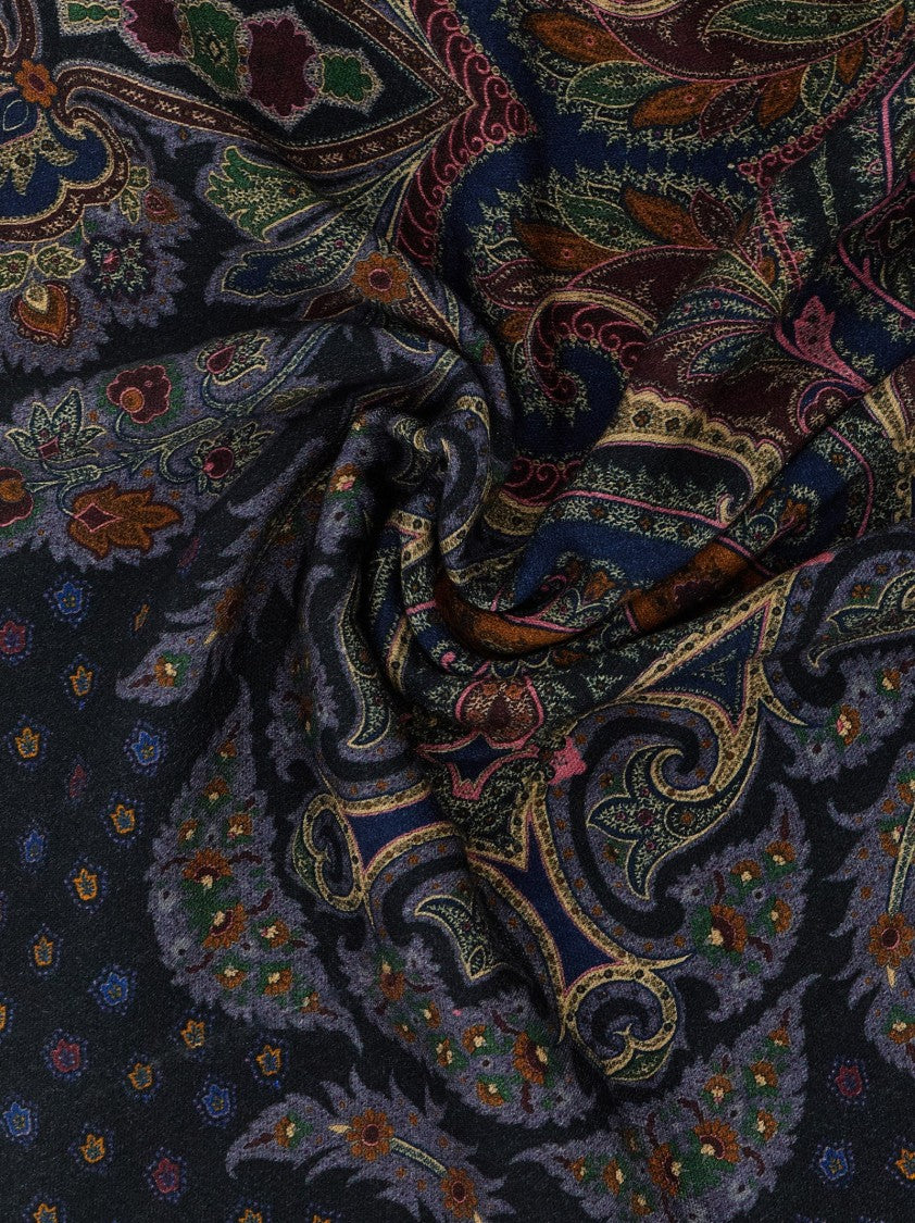 Etro Multicolored Wool Plaid