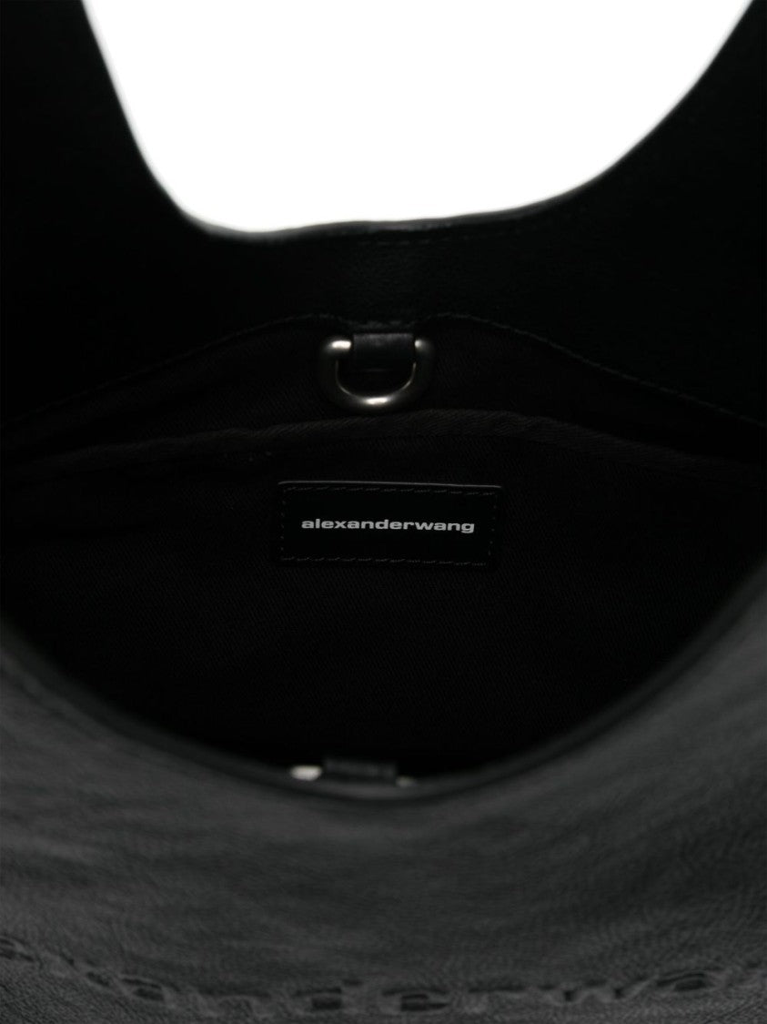 Alexander Wang Triangular Silhouette Shoulder Bag In Calf Leather