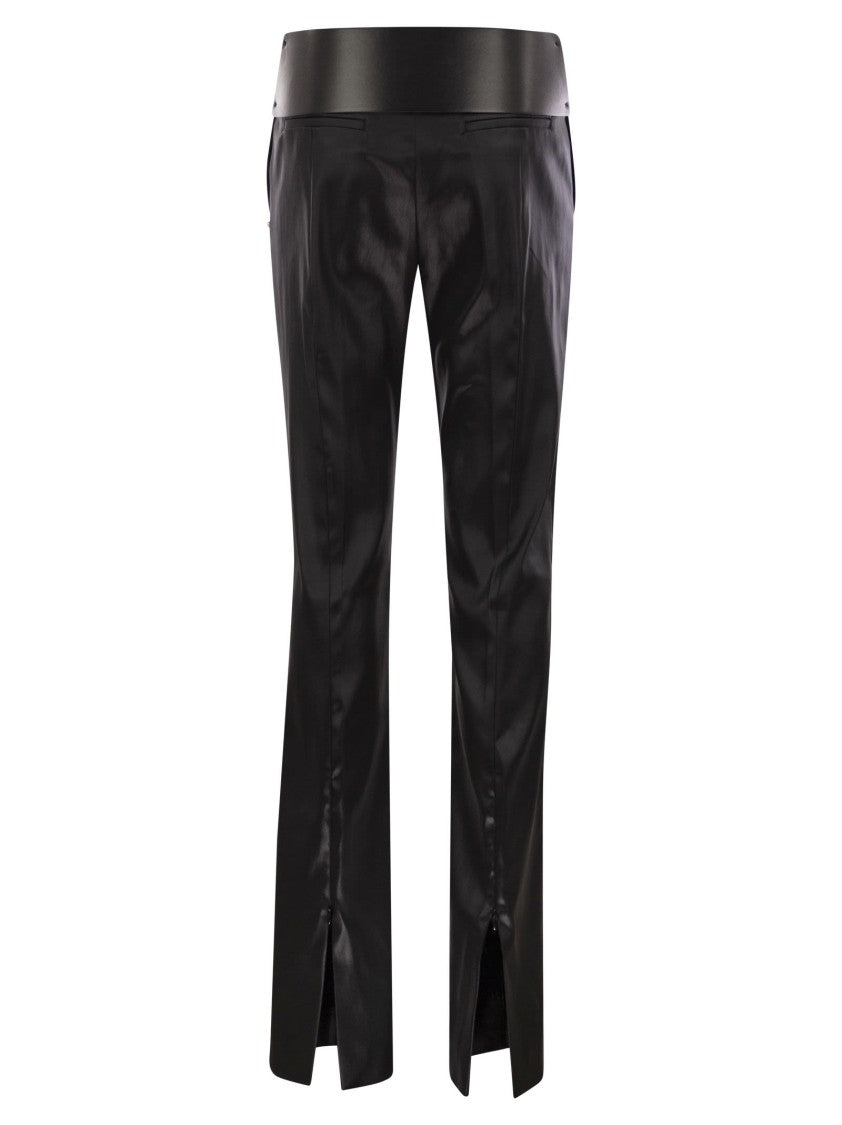 Sportmax Adepto - Satin Slim Fit Trousers