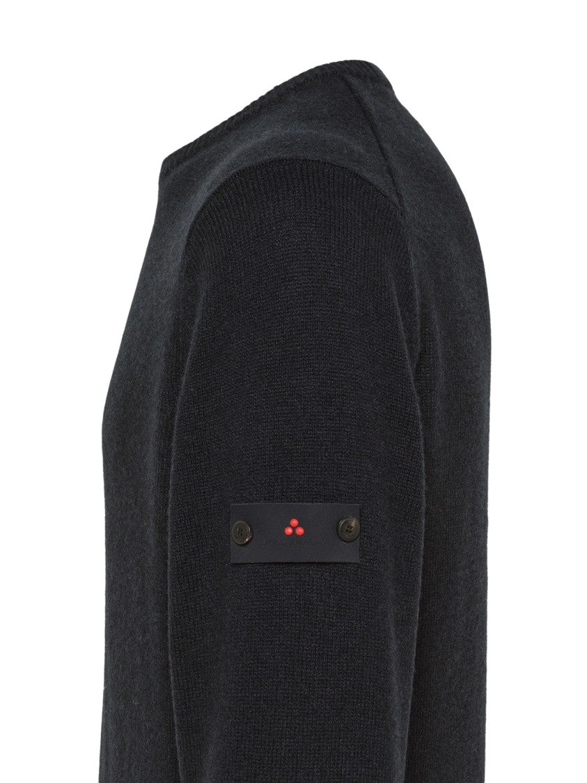 Peuterey Long-Sleeved Crewneck Sweater With Logo