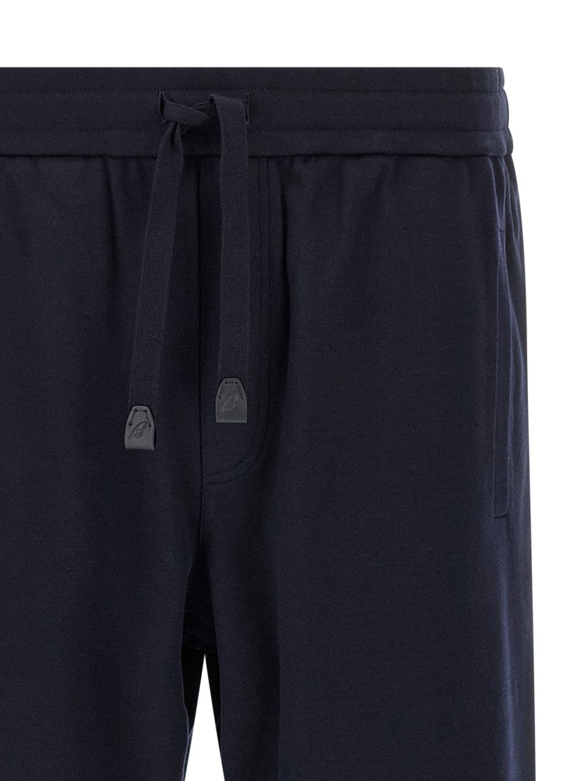 Brioni Cotton And Cashmere Joggers