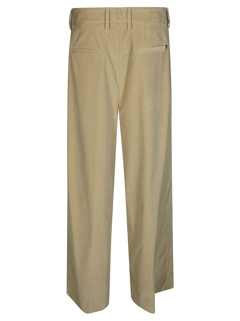 Dondup Tailored High-Waist Straight Leg Pants