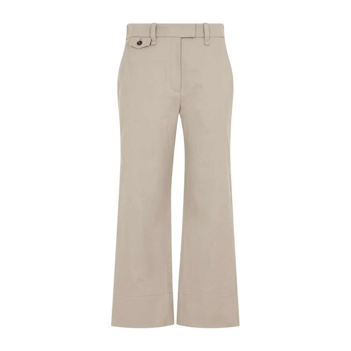 Brunello Cucinelli Chino Cropped Beige Cotton Pants