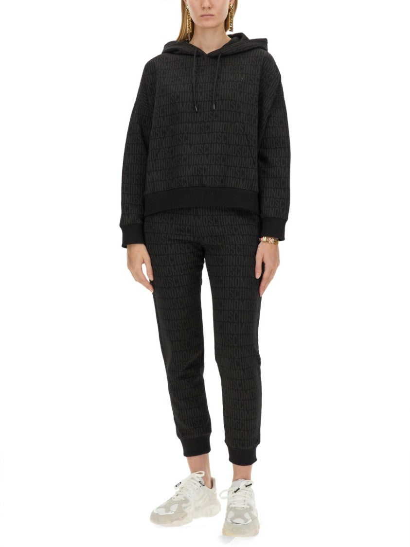 Moschino Oversized Black Sweatshirt