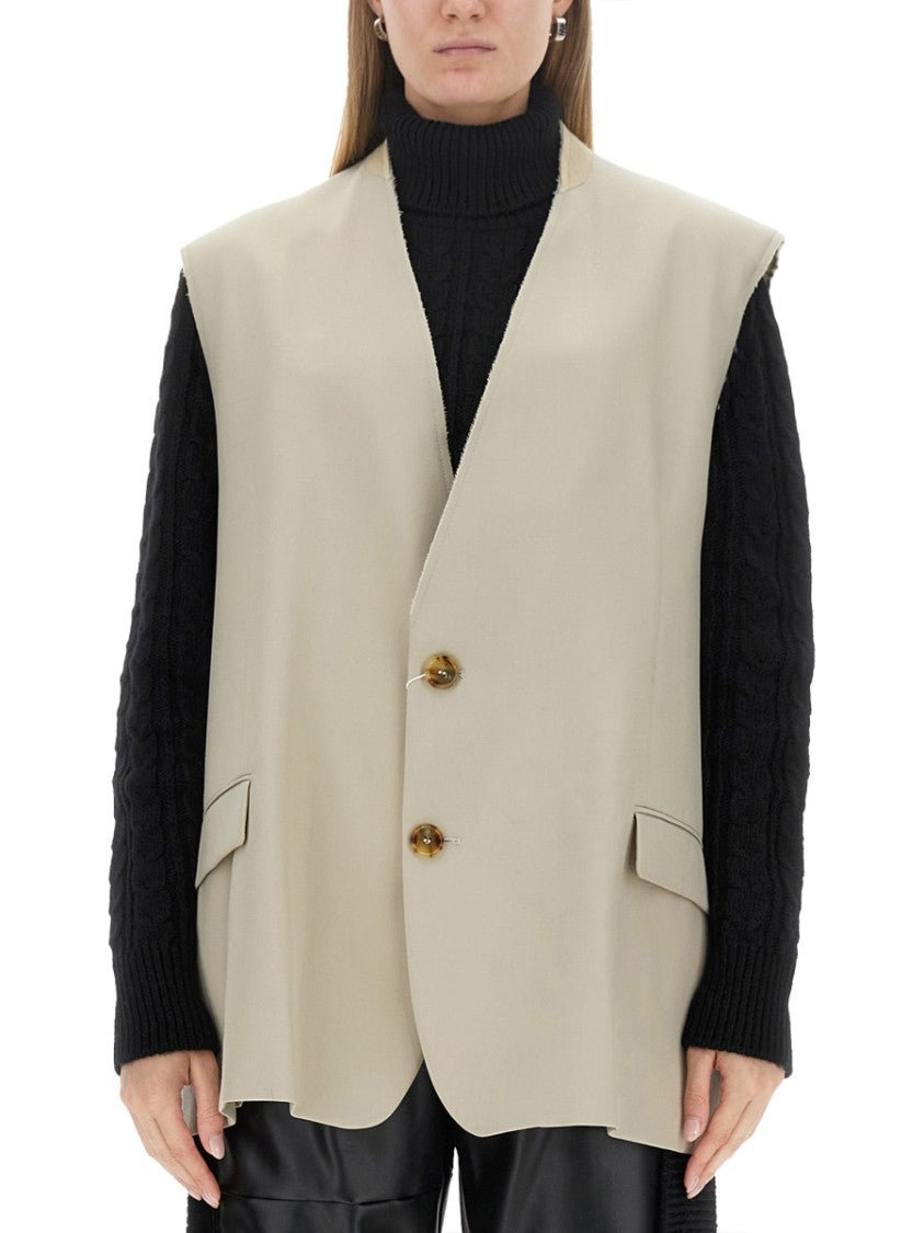 Mm6 By Maison Margiela Single-Breasted Vest