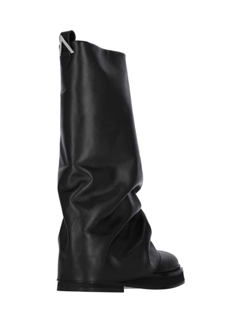 The Attico "Robin" Combat Boots – Black