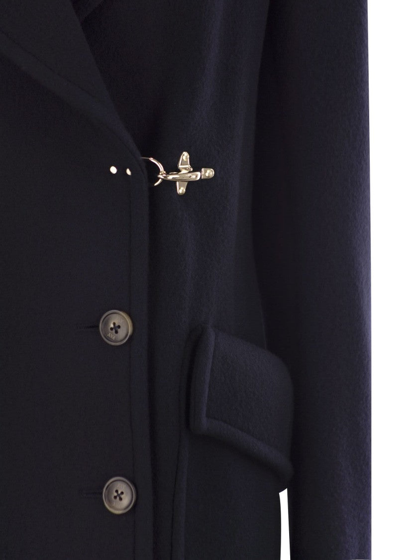 Fay Wool And Cashmere Peacoat