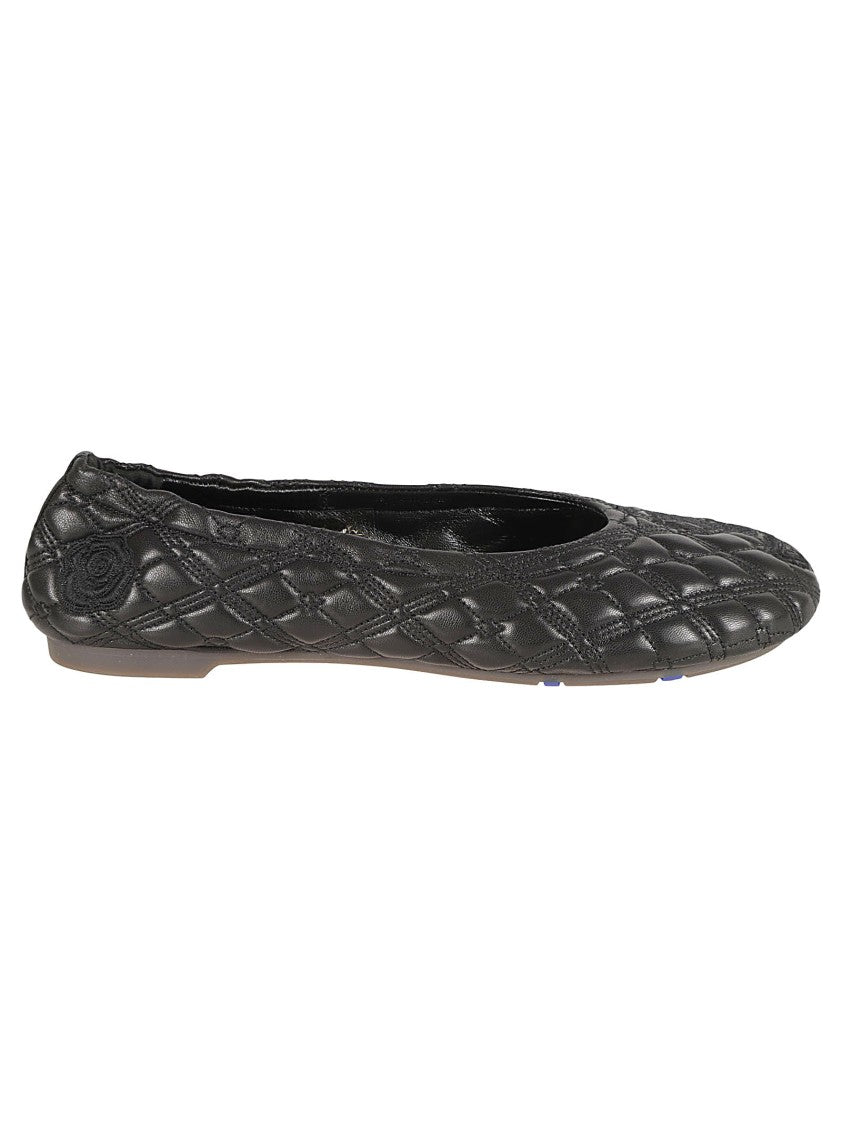 Burberry Quilted Lamb Leather Flats