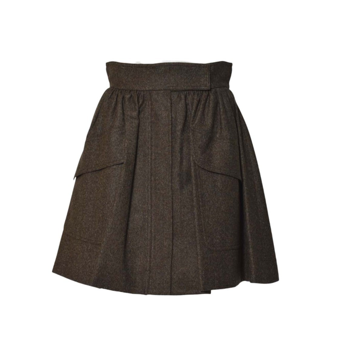 Max Mara Structured Midi Skirt With Flap Pockets