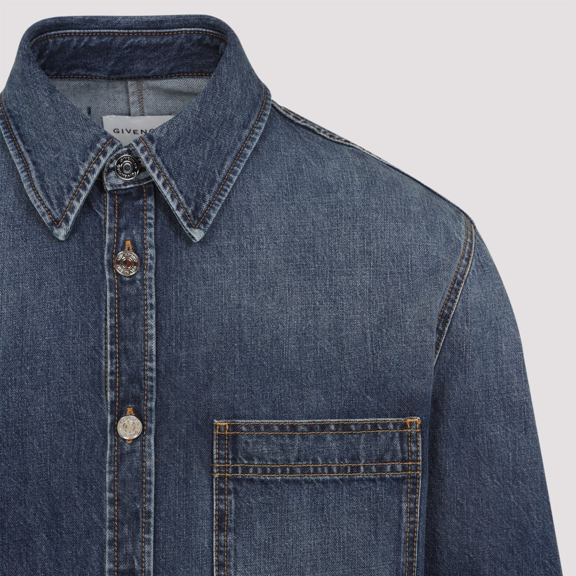 Givenchy Dark Blue Cotton Overshirt