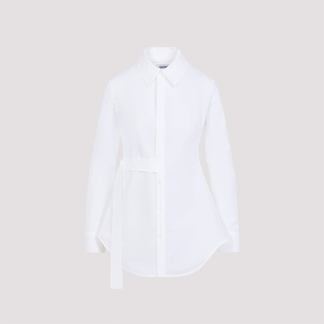 Jean Paul Gaultier Tailored Wrap Shirt With Silhouette