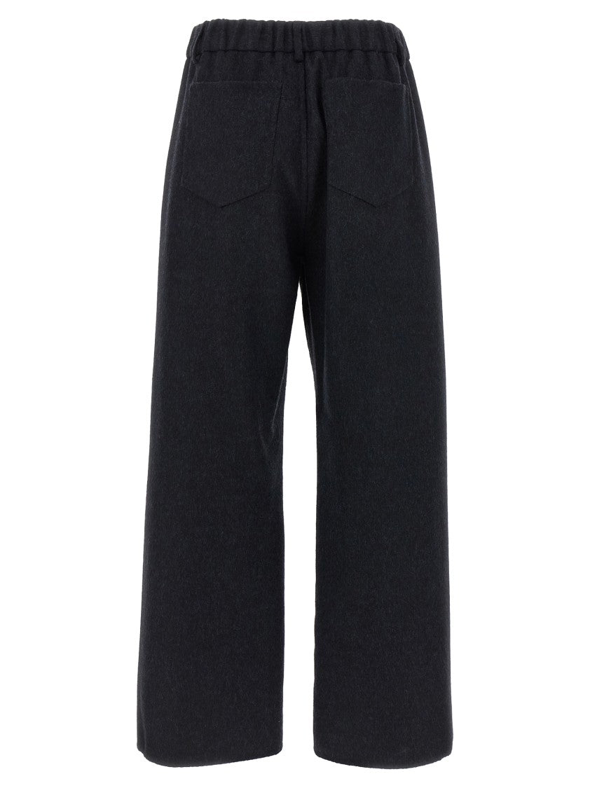 Brunello Cucinelli Comfort Fit Wool Flannel Pants