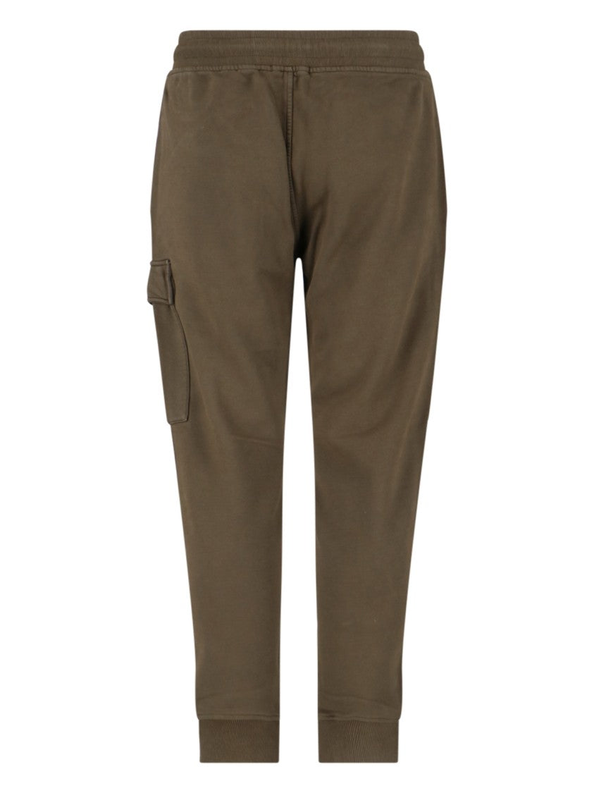 C.P. Company Logo Track Pants – Green