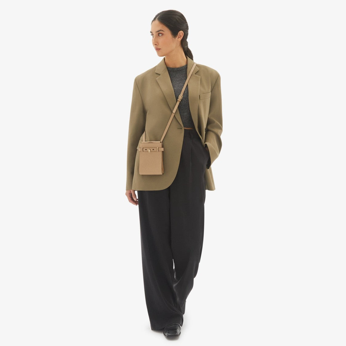 Valextra Brera B-Tracollina Slim Crossb