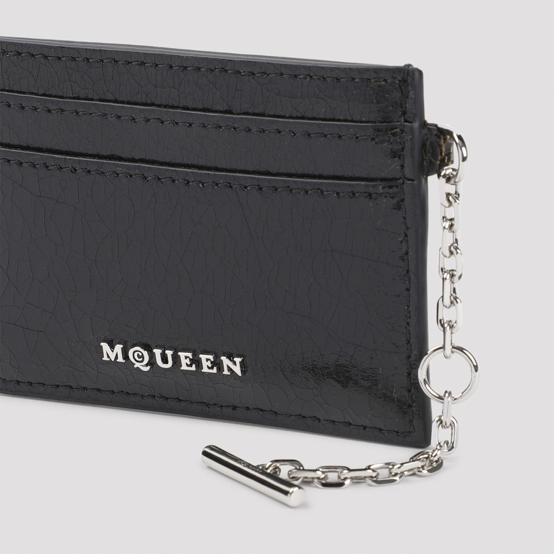 Alexander Mcqueen Leather Sling Card Holder