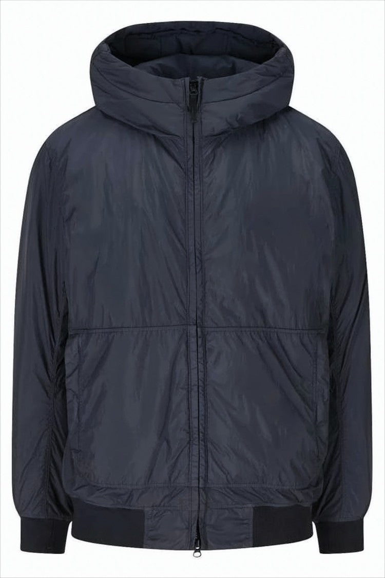 Stone Island Padded Jacket With High Collar And Front Zip By Stone Island