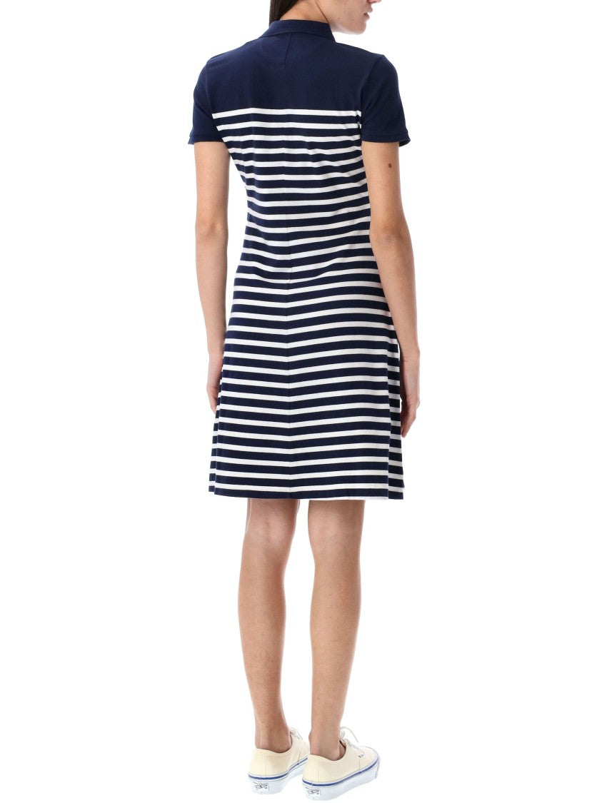 Polo Ralph Lauren Triped Polo Midi Dress