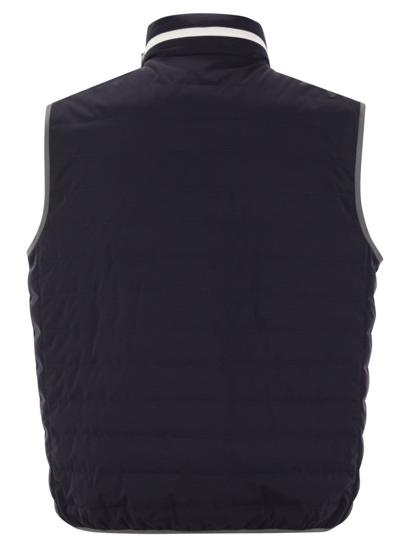 Brunello Cucinelli Sleeveless Nylon Down Jacket