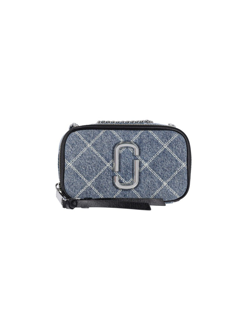 Marc Jacobs The Bi-Color Snapshot Shoulder Bag – Blue