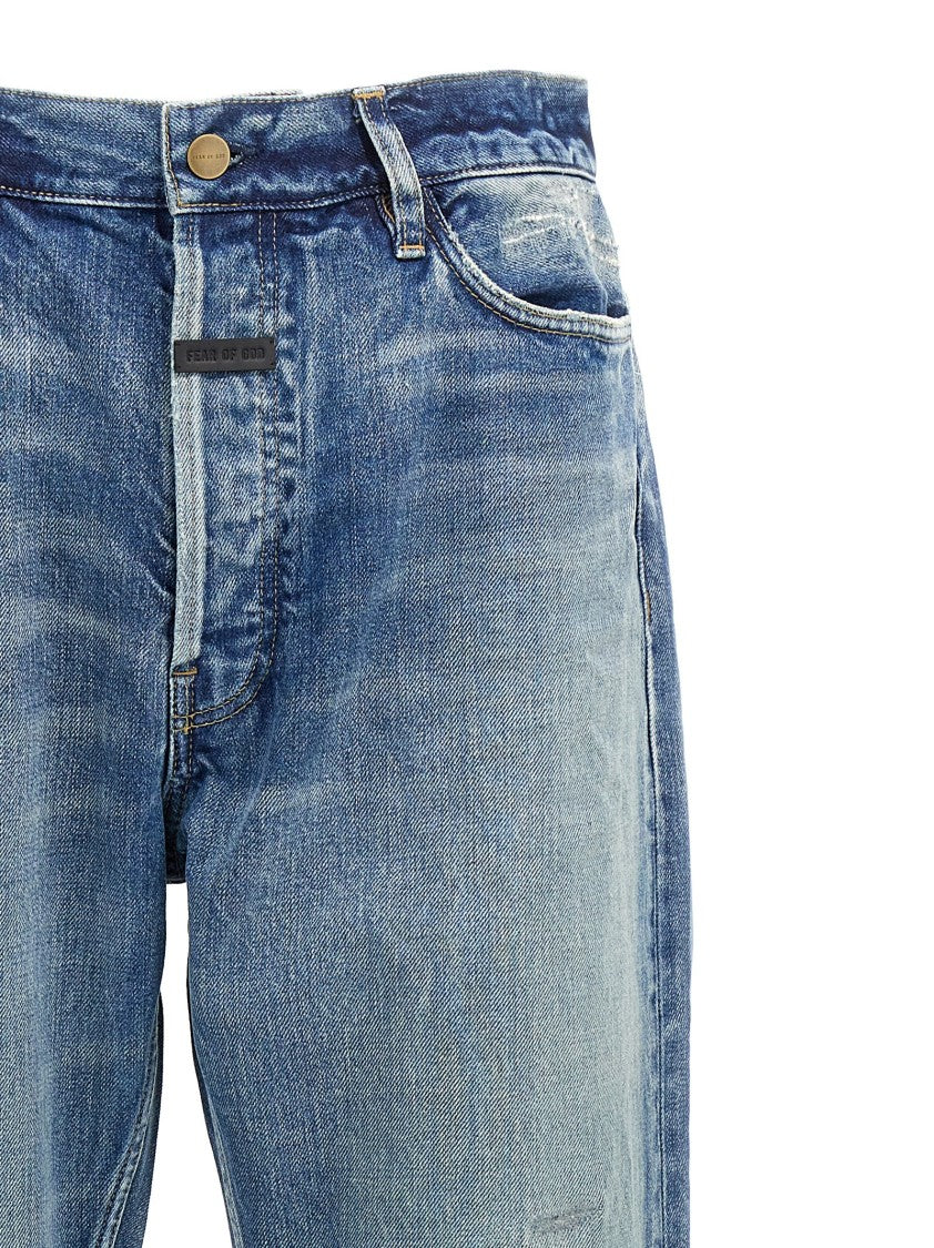 Fear Of God Straight 5 Pocket' Jeans