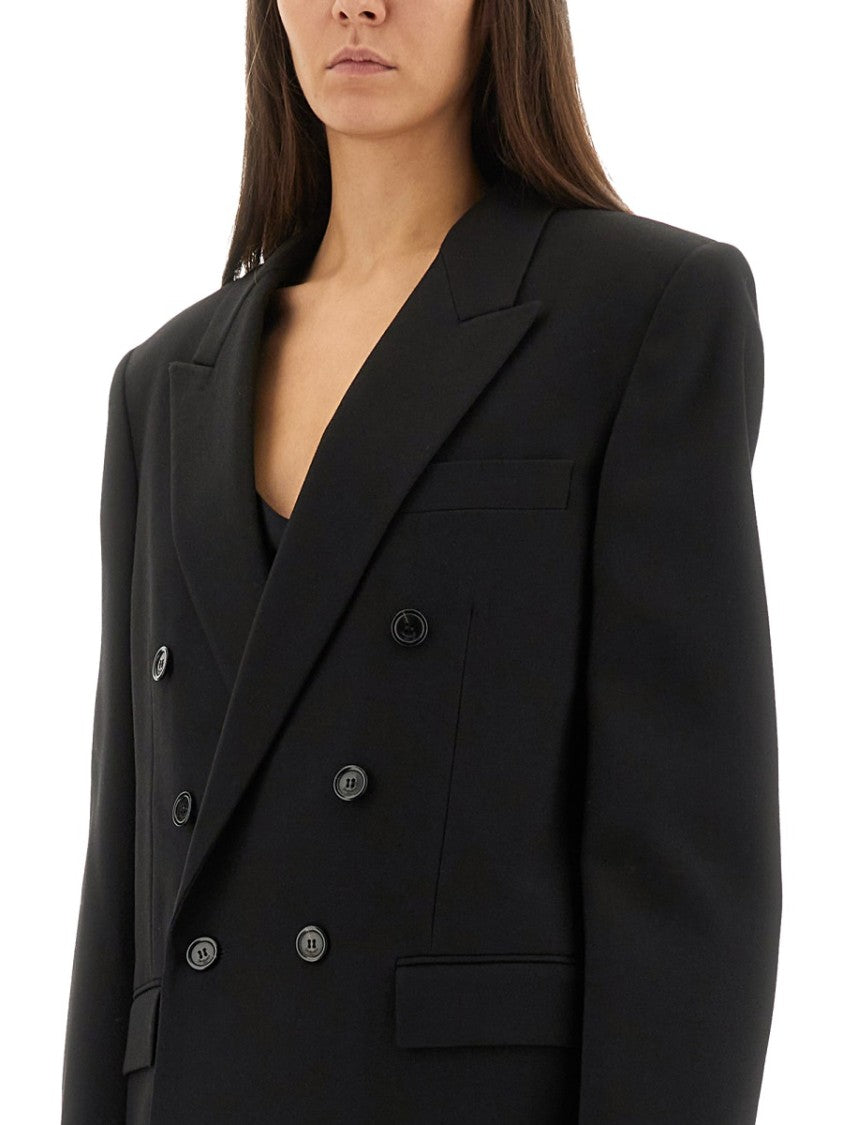 Saint Laurent Cassandre Double-Breasted Jacket