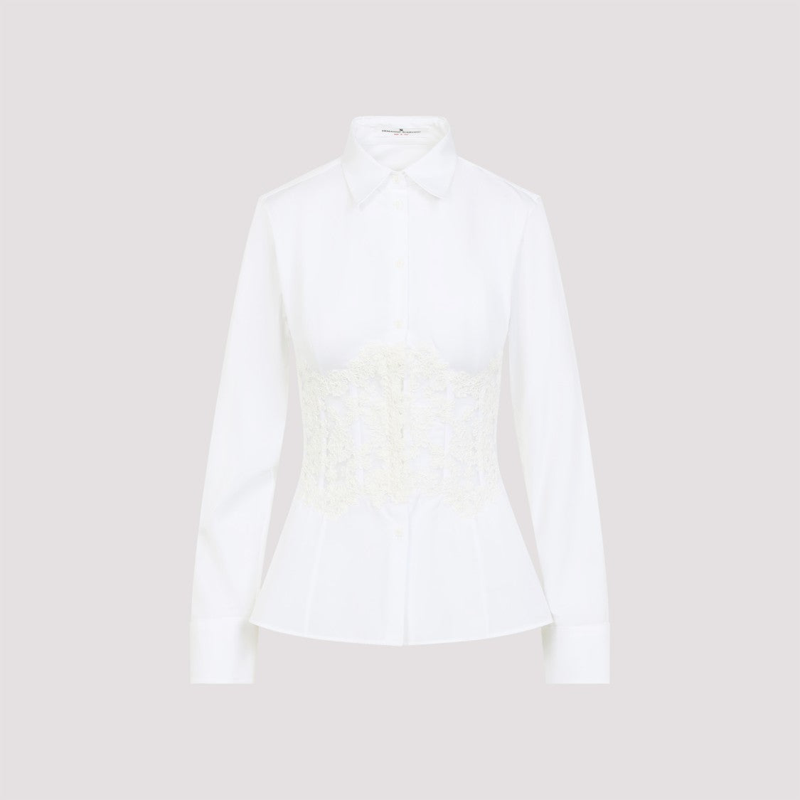 Ermanno Scervino White Cotton Shirt