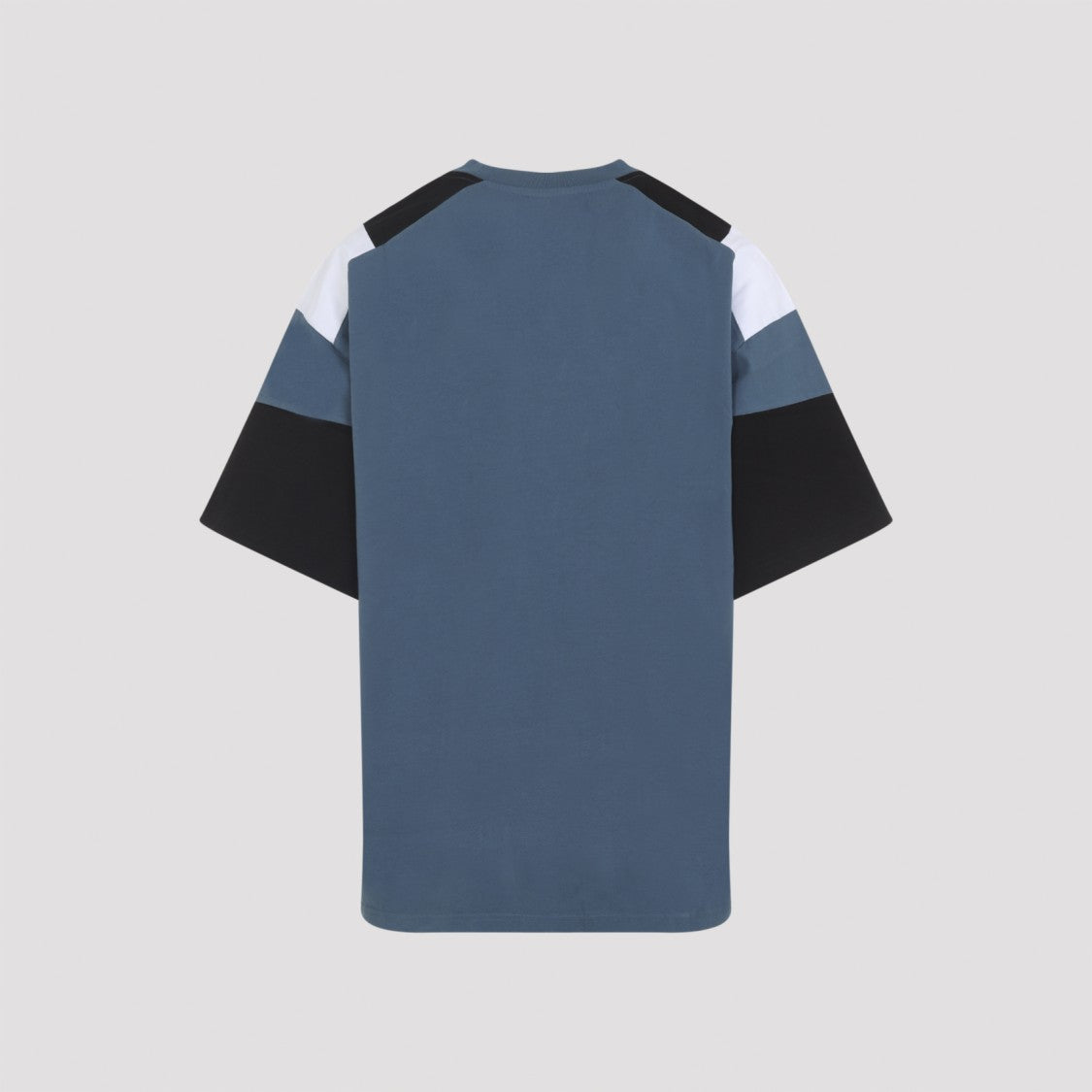 Martine Rose Color-Block Short-Sleeve T-Shirt With Bold Text Detail