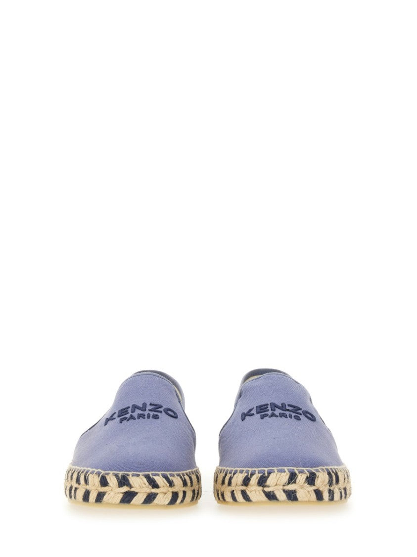 Kenzo Distressed Grey Cotton T-Shirt