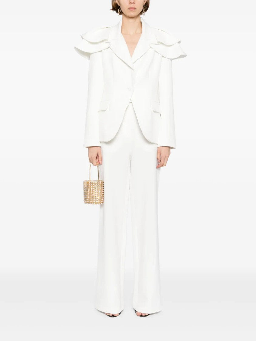 Saiid Kobeisy Wide-Leg Tailored Pants With Practical Pockets
