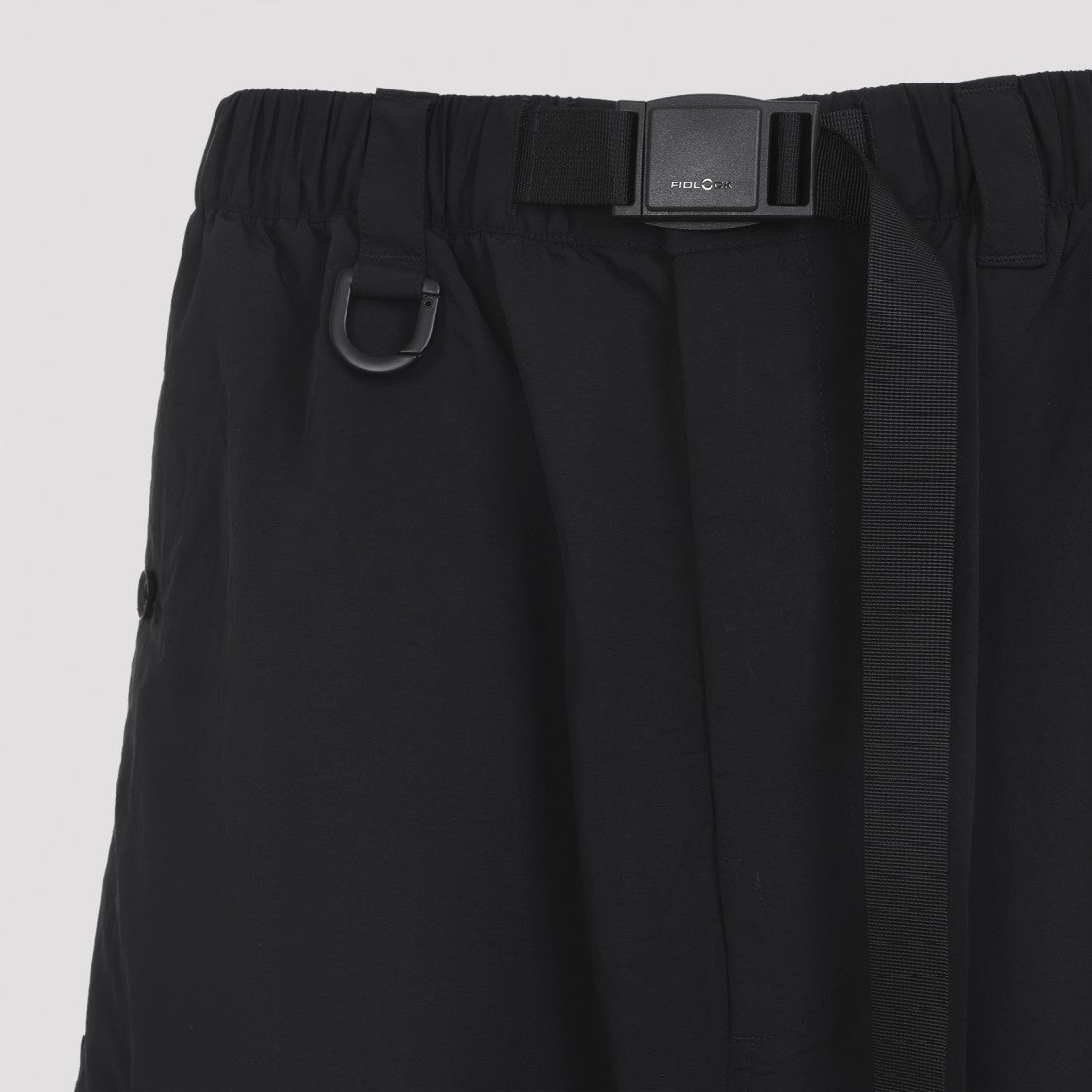 Y-3 Wide Leg Black Nylon Pants