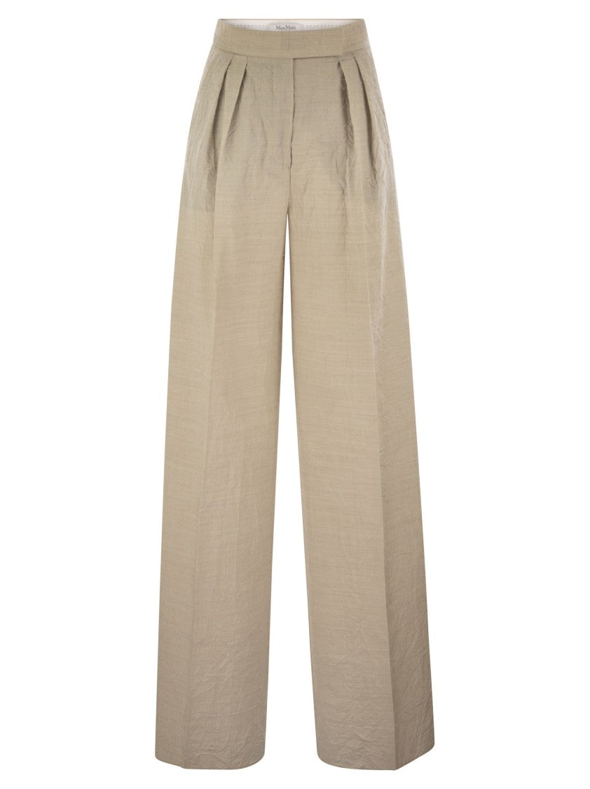 Max Mara Acinoso1234 - Wool Wide-Leg Trousers