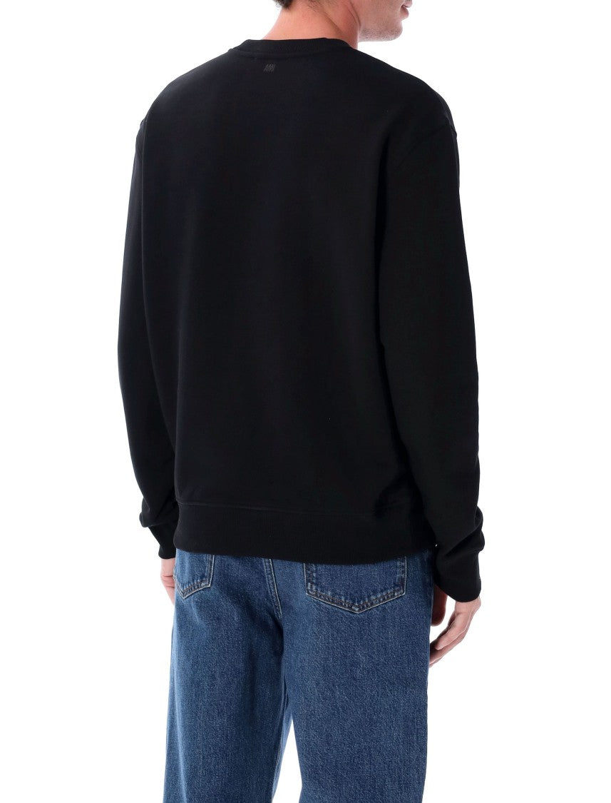 Ami Red Adc Crewneck Sweatshirt