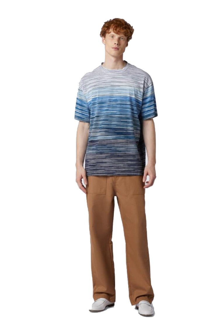 Missoni Blue Cotton T-Shirt