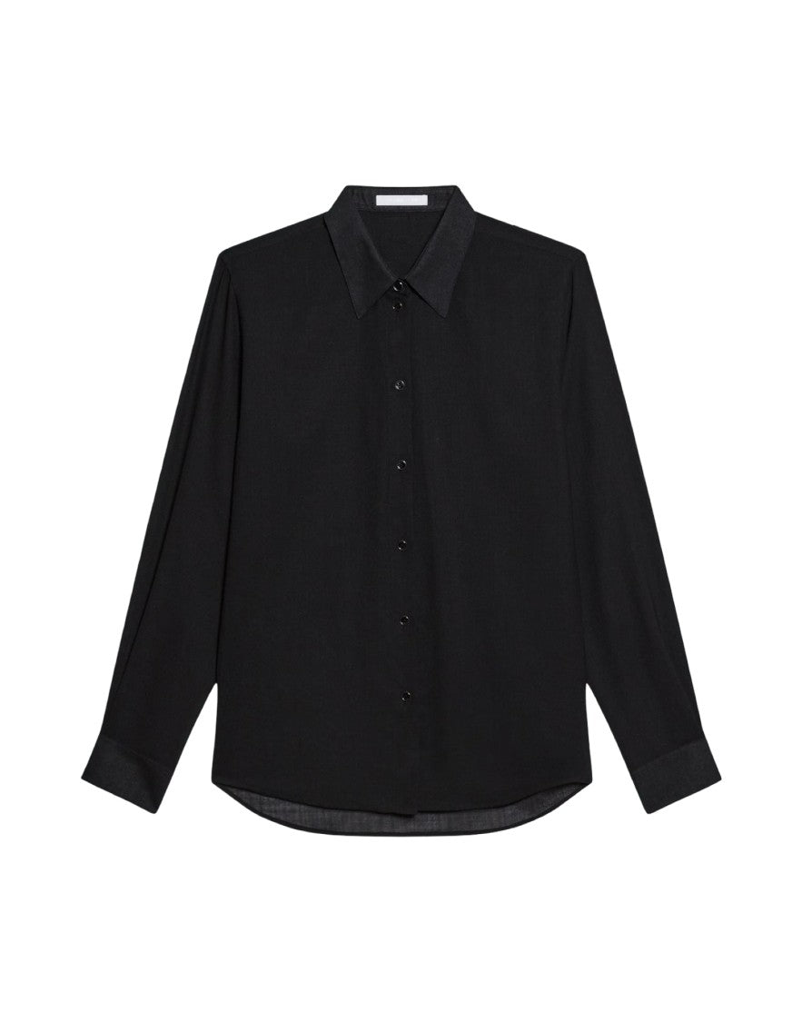 Helmut Lang Classic Black Voile Shirt