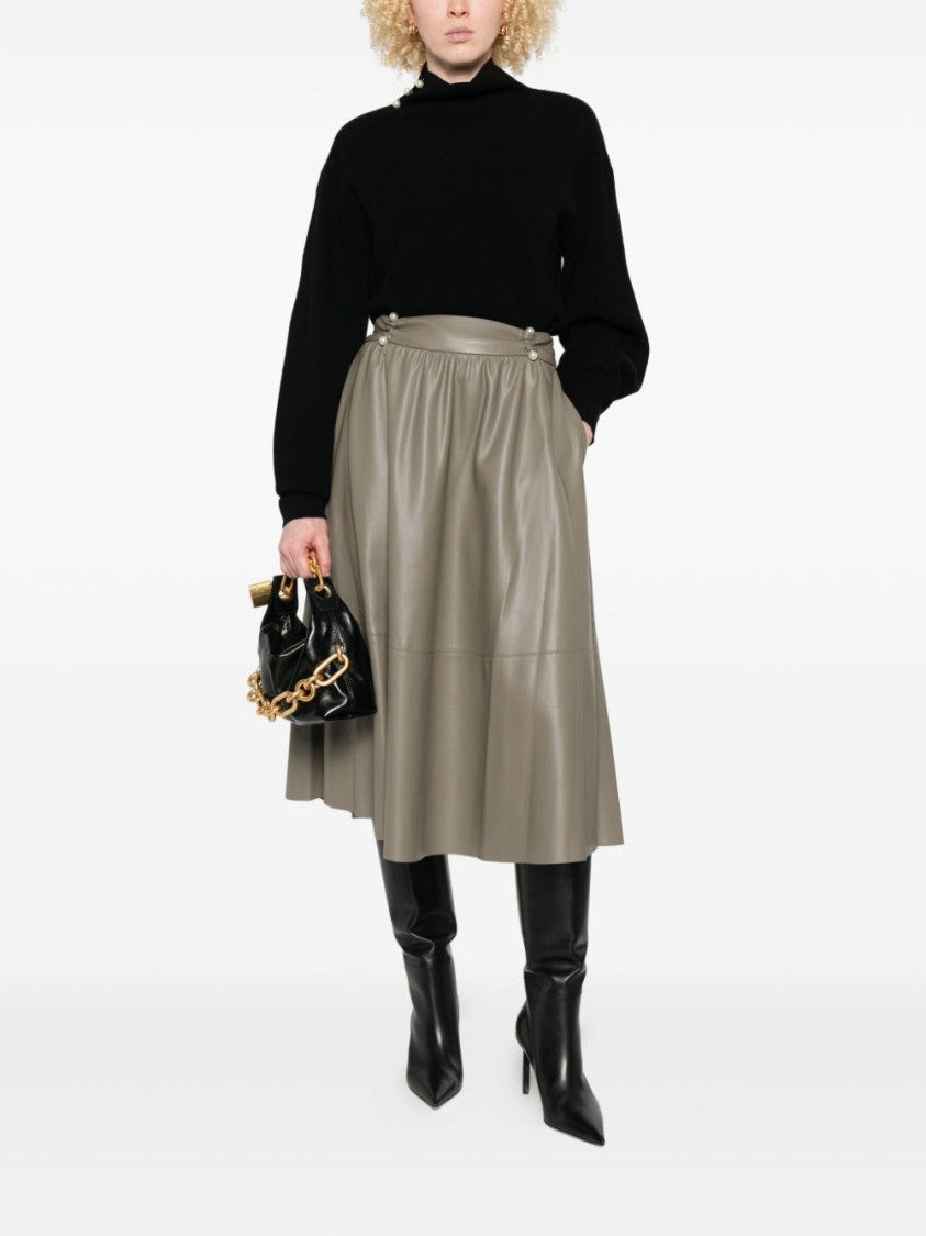 Liu Jo High-Waisted Skirt With Gathered Detailing