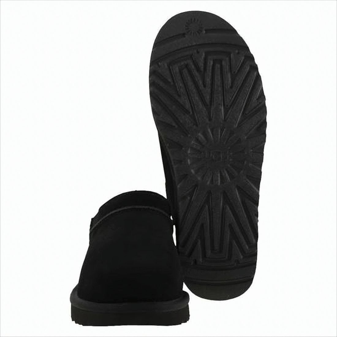 Ugg Suede Slip-On Mules With Plush Wool Lining